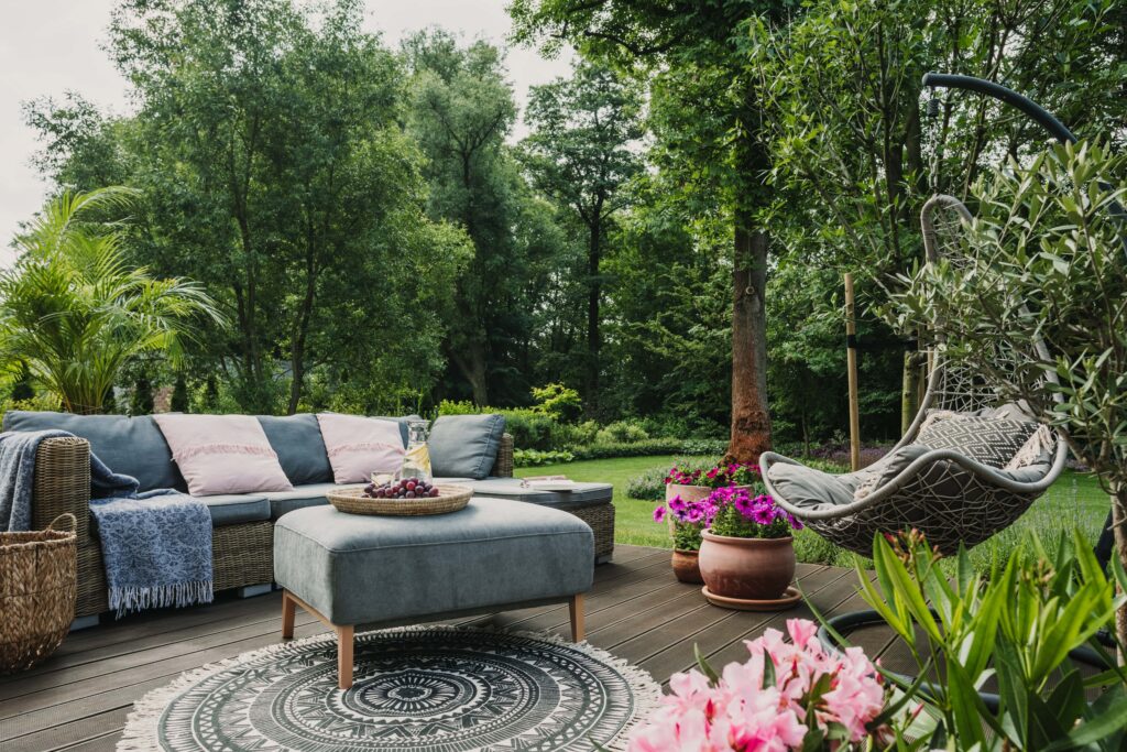 outdoor patio space