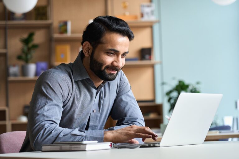 Man on laptop